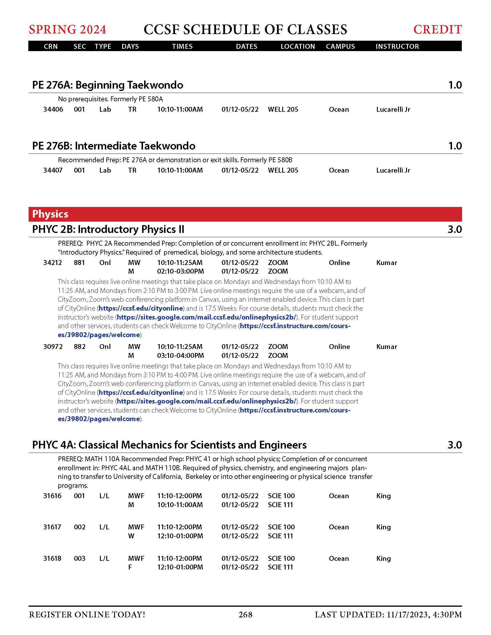 Physics FAQ CCSF